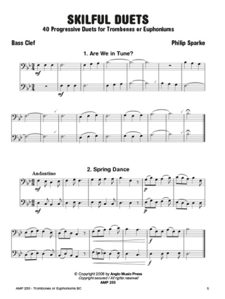 Skilful Duets - 40 Progressive Duets - Philip Sparke - Partition